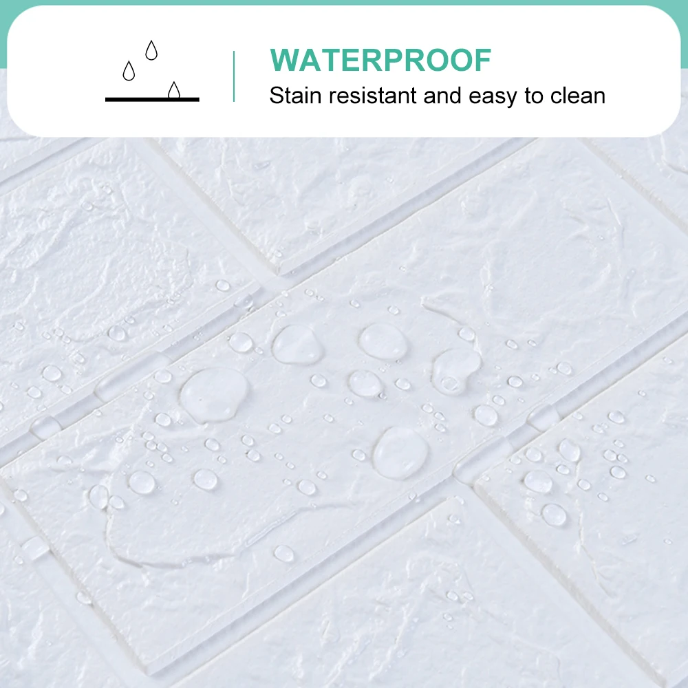 3D обои DIY Наклейка под мрамор 70 см * 77 водонепроницаемые настенные наклейки