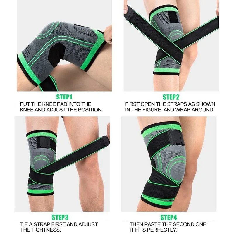 1 пара для мужчин и женщин наколенники Компрессионные рукава суставов боли в