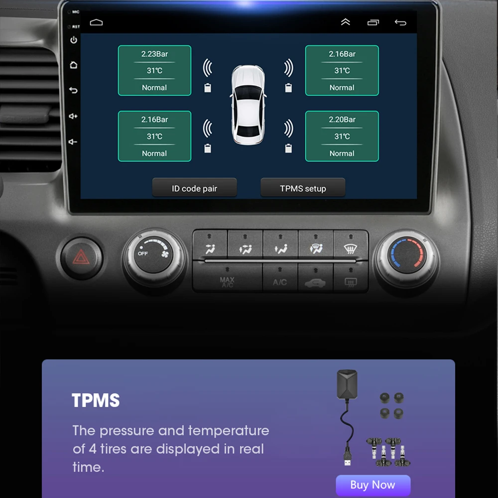 Автомобильный радиоприемник на Android 10 для Ford Focus 2 3 Mk2 Mk3 2004-2011 GPS-навигация