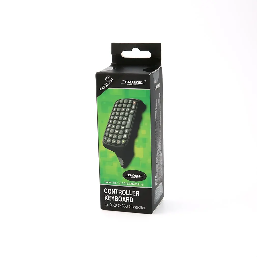 Wireless Controller Text Messenger Keyboard QWERTY Chatpad Keypad for Xbox 360 Game Black With retail packaging | Электроника