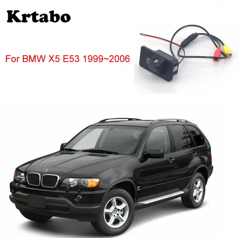 Автомобильная камера заднего вида krtabo для BMW X5 E53 1999 ~ 2006 резервная ночного видения