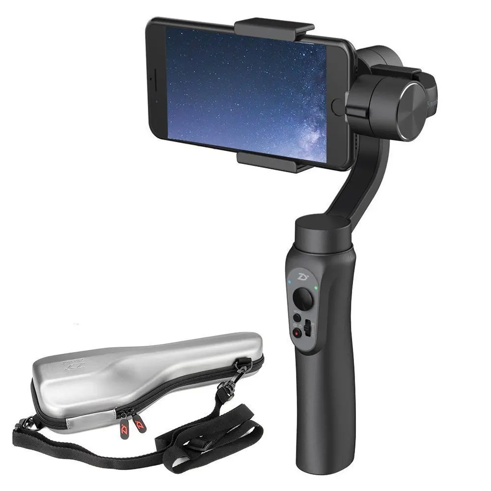 Zhiyun Smooth q 3 осевой ручной шарнирный стабилизатор для камеры Gopro и беспроводной
