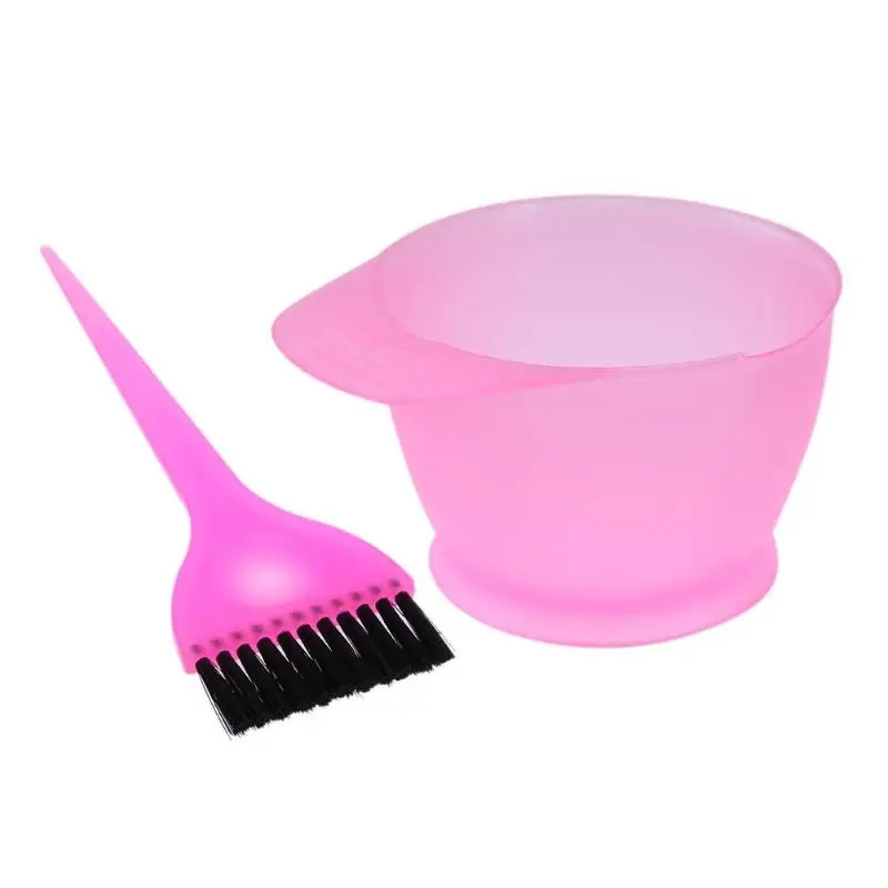 

Plastic Hair Dye Colouring Brush Comb Bowl Hairdressing Styling Tools Hair Dyeing Kit Hair Color Mixing Bowls Hairdress