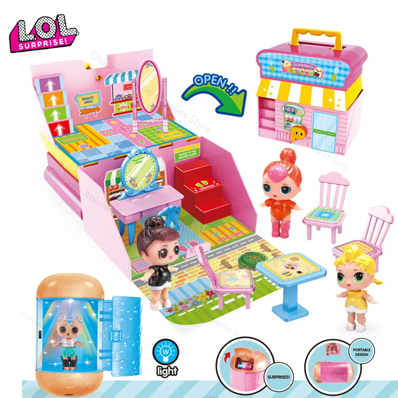 Из серии LOL Surprise куклы игрушки набор сделай сам для кукольного домика игры
