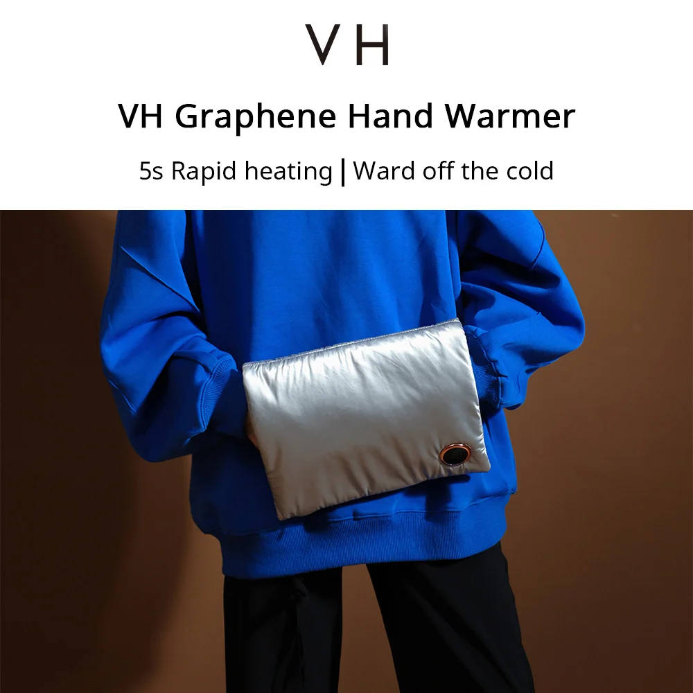 

VH Graphene Hand Warmer 5s Rapid Heating Device Far-infrared Light Waves Portable Hand Uterus Warmer