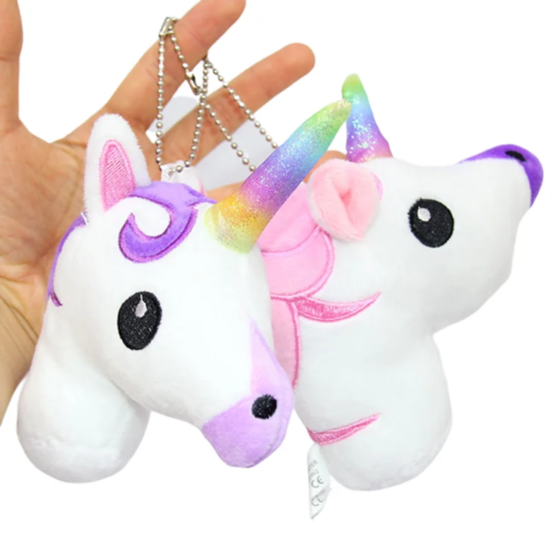 Высококачественная Игрушка Аниме лошадь милый металлический единорог брелок