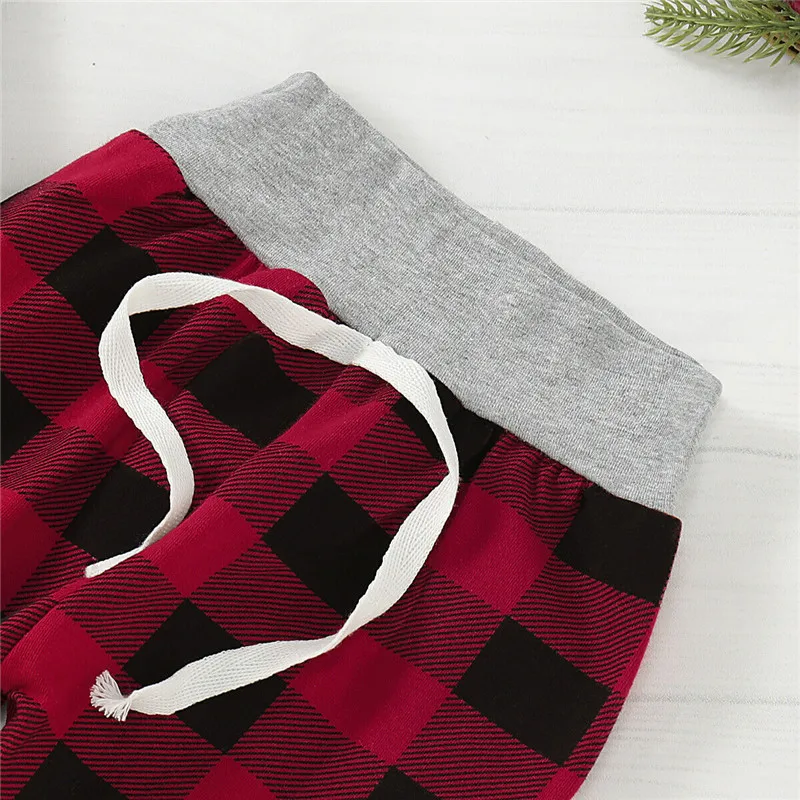 

Christmas Baby Boy Girl Cotton Clothes Set 2020 New Year Infant Baby Long Sleeve Letter Print Romper Top+Pants 4Pcs Xmas Outfits