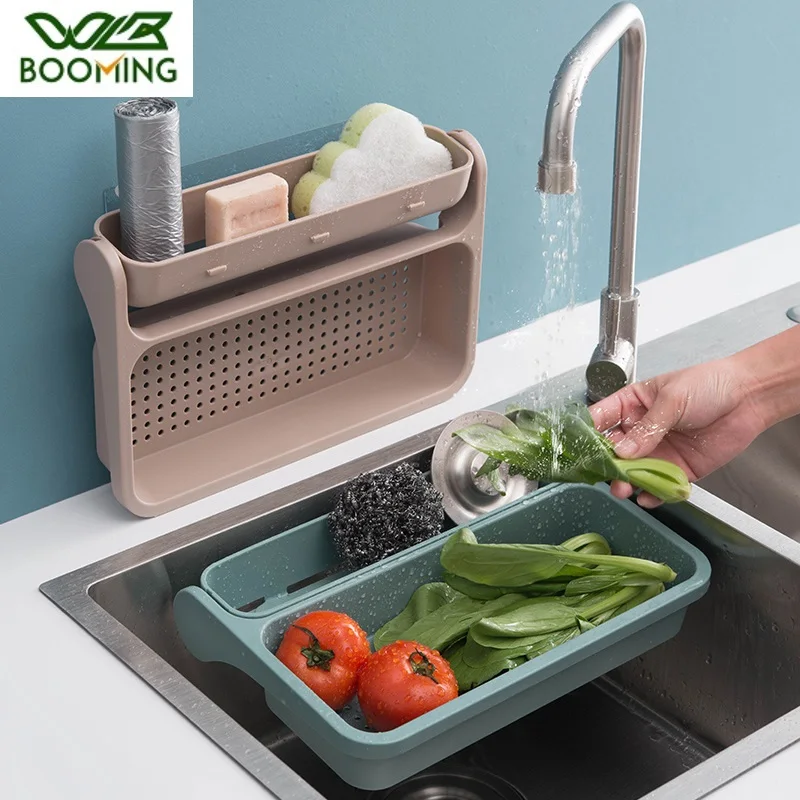 WBBOOMING пластиковый складной креативный кухонный инструмент стеллаж для хранения