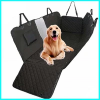 2021 new dog carriers waterproof rear back pet dog car seat cover mats hammock protector with safety belt transportin perro