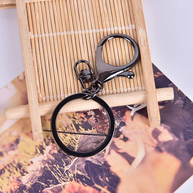 5 шт кольцо для ключей 3 см Брелок длиной 7 карабин крюковые брелки ювелирных