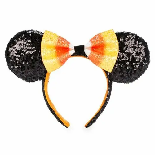 

2019 Halloween Candy Corn Bow Minnie Mouse Ears Ear Headband Hat