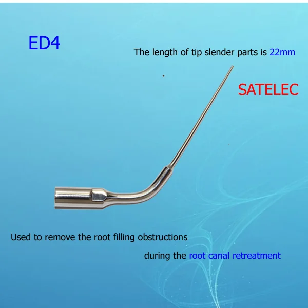 5 шт. эндододонтические стоматологические ультразвуковые насадки ED1 ED2 ED3 ED4 ED5 для