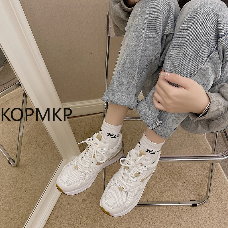 

Breathable Summer Tennis Shoes Women Fashion New Spring Women Running Sneakers Lace-Up Lightweight Casual Sport Shoes Female