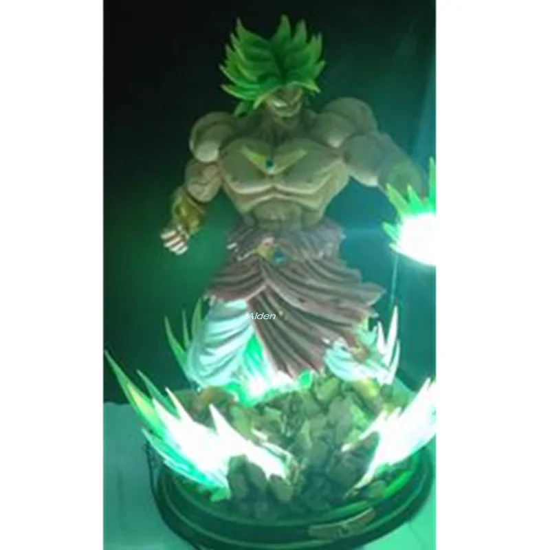 1" Dragon Ball Z статуя Супер Saiyan бюст Broli 1/6 полноразмерный Портрет с светодиодный свет GK экшн-модель игрушечная коробка 38 см Z2789