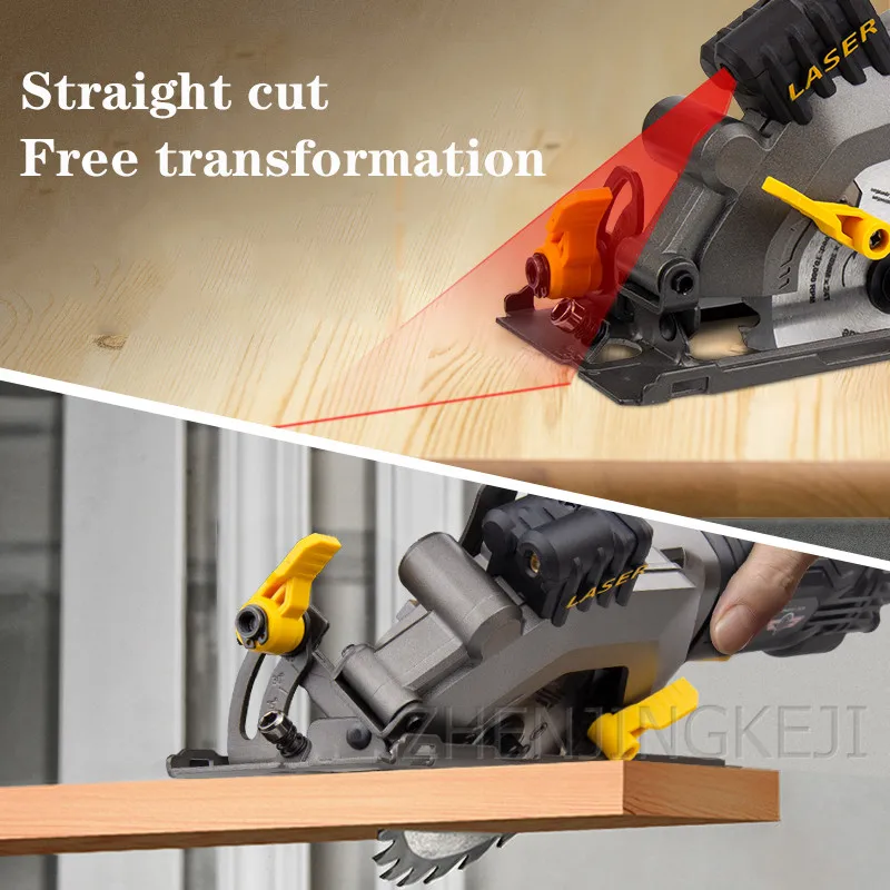 

Mini Cutting Machine Woodworking Electric Circular Saw Home Multi-Function Electric Portable Chainsaw Can Be Cut Circular Saw