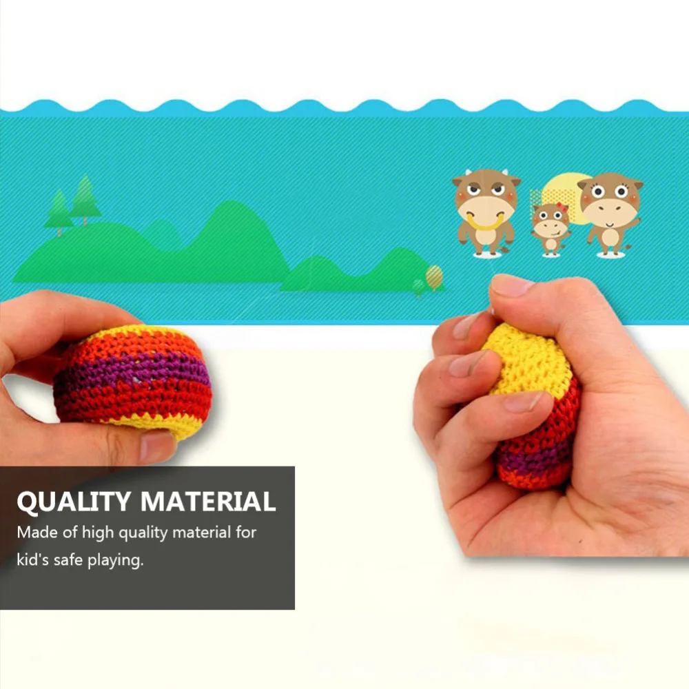 

5 Pcs Woolen Yarn Sandbag Kids Playing Earthbag Game (Random Color)