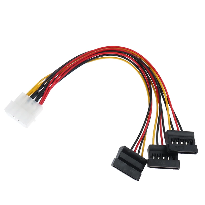 Удлинительный кабель IDE Molex к 3 ATA SATA 1 шт. шнур питания для жесткого диска |
