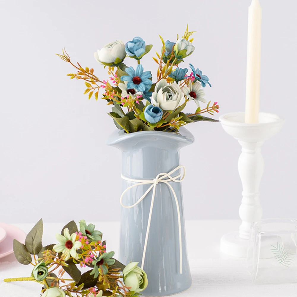 Новинка 2019 осенняя искусственная чайная роза Шелковый цветок Осенняя Маргаритка