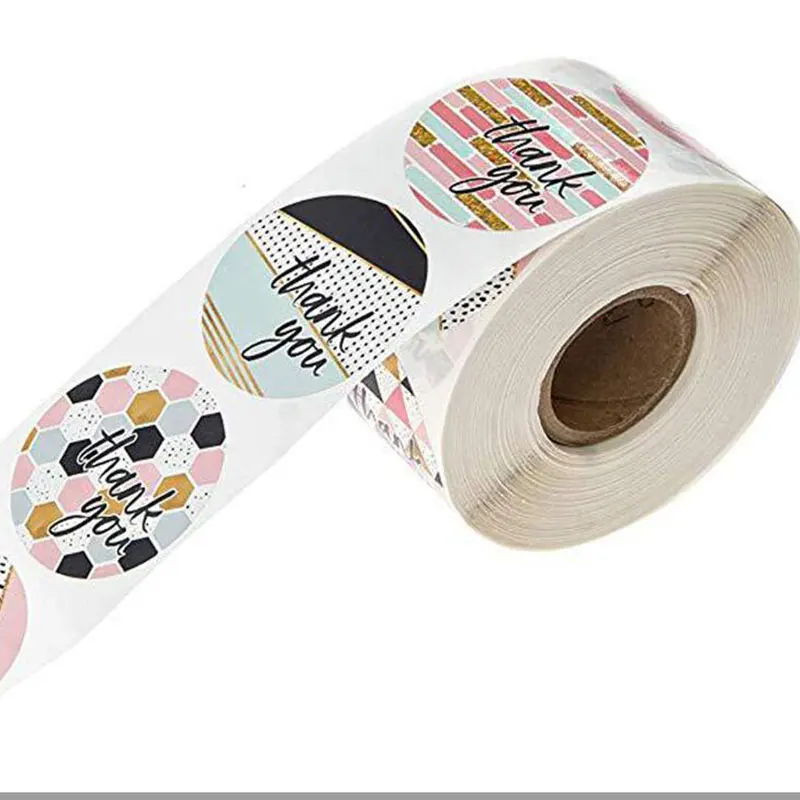

500pcs Kraft stickers Christmas Gift Decoration Sticker Package Stationery stickers festival happy decorations Seal Labels