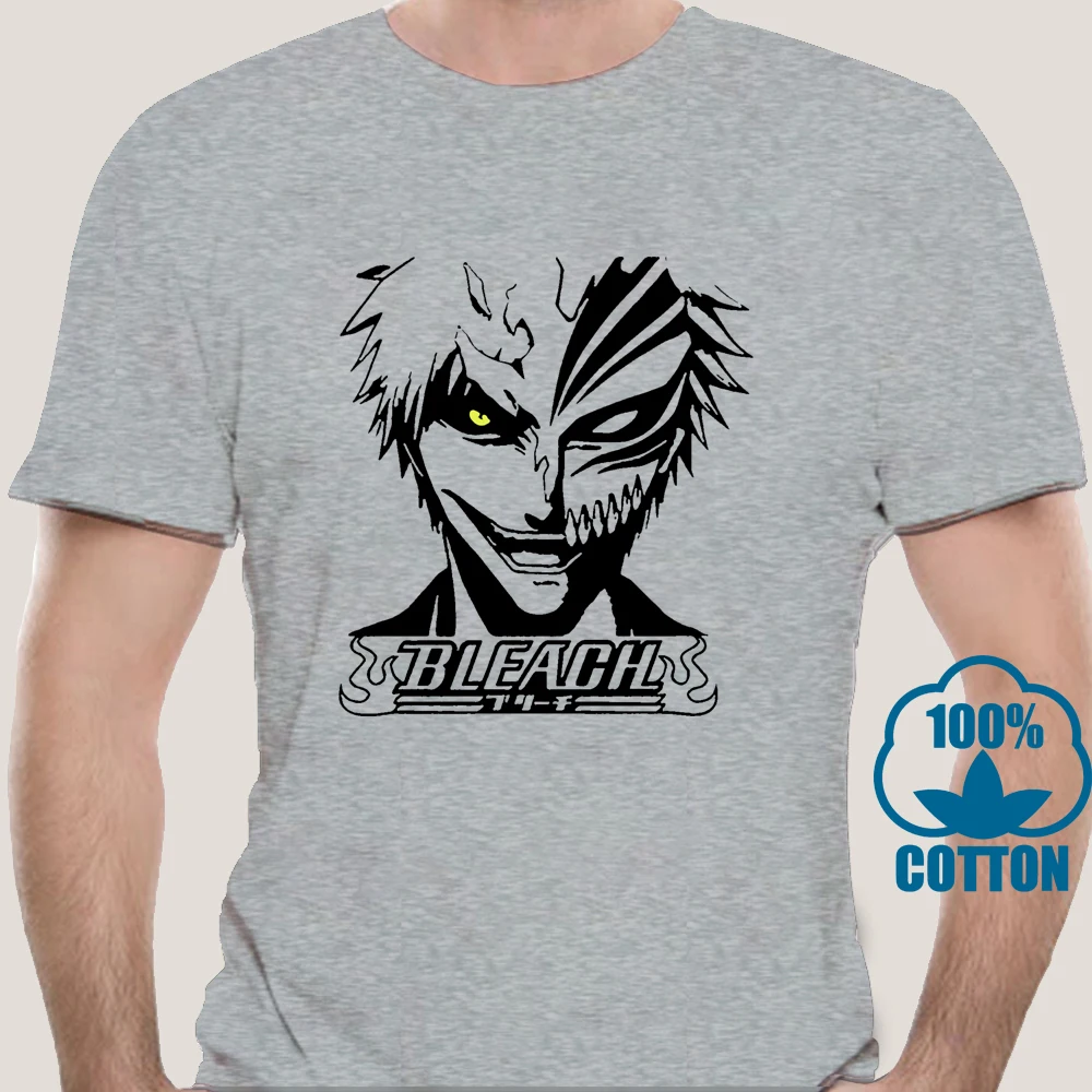 2643D Отбеливатель Ичиго футболка полые маски Bankai Аниме Манга Косплэй Топ S Xxl более