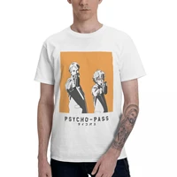 anime psycho pass aesthetic clothes mens basic short sleeve t shirt graphic funny tops