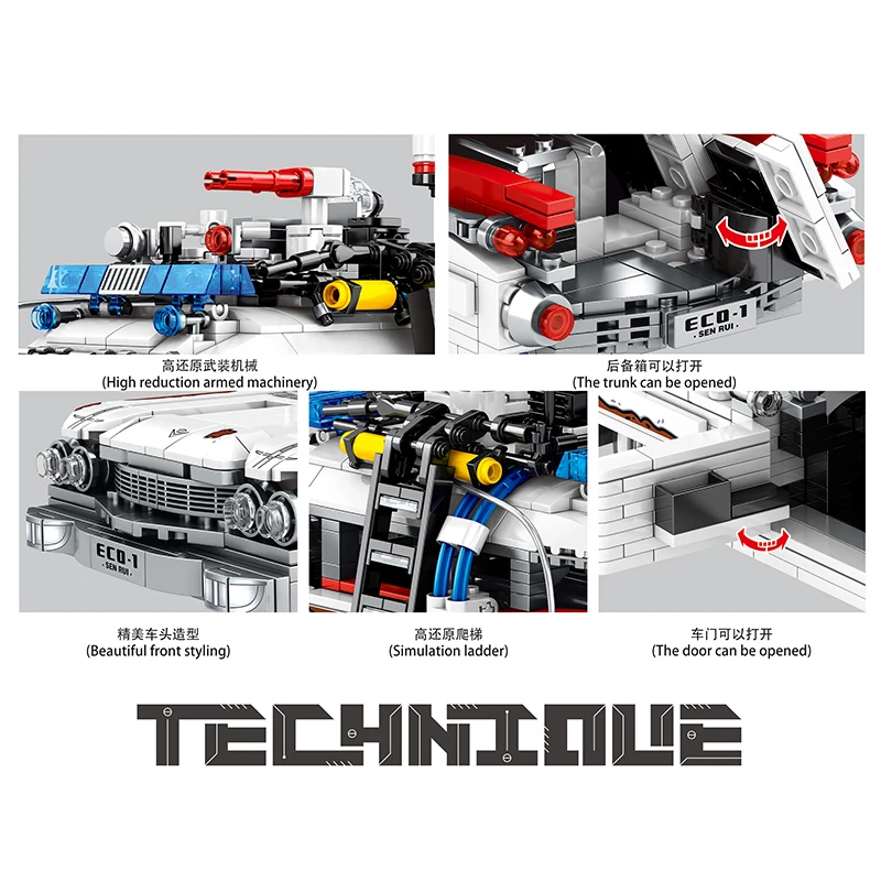 

1126pcs High-tech Ideas Famous Racing Car Building Blocks Super Traffic Vehicle Model Bricks Assembly Toys for kid Birthday Gift