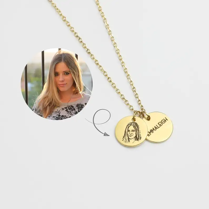 Ожерелье MYDIY с отпечатками пальцев фактическое ожерелье почерком ювелирные