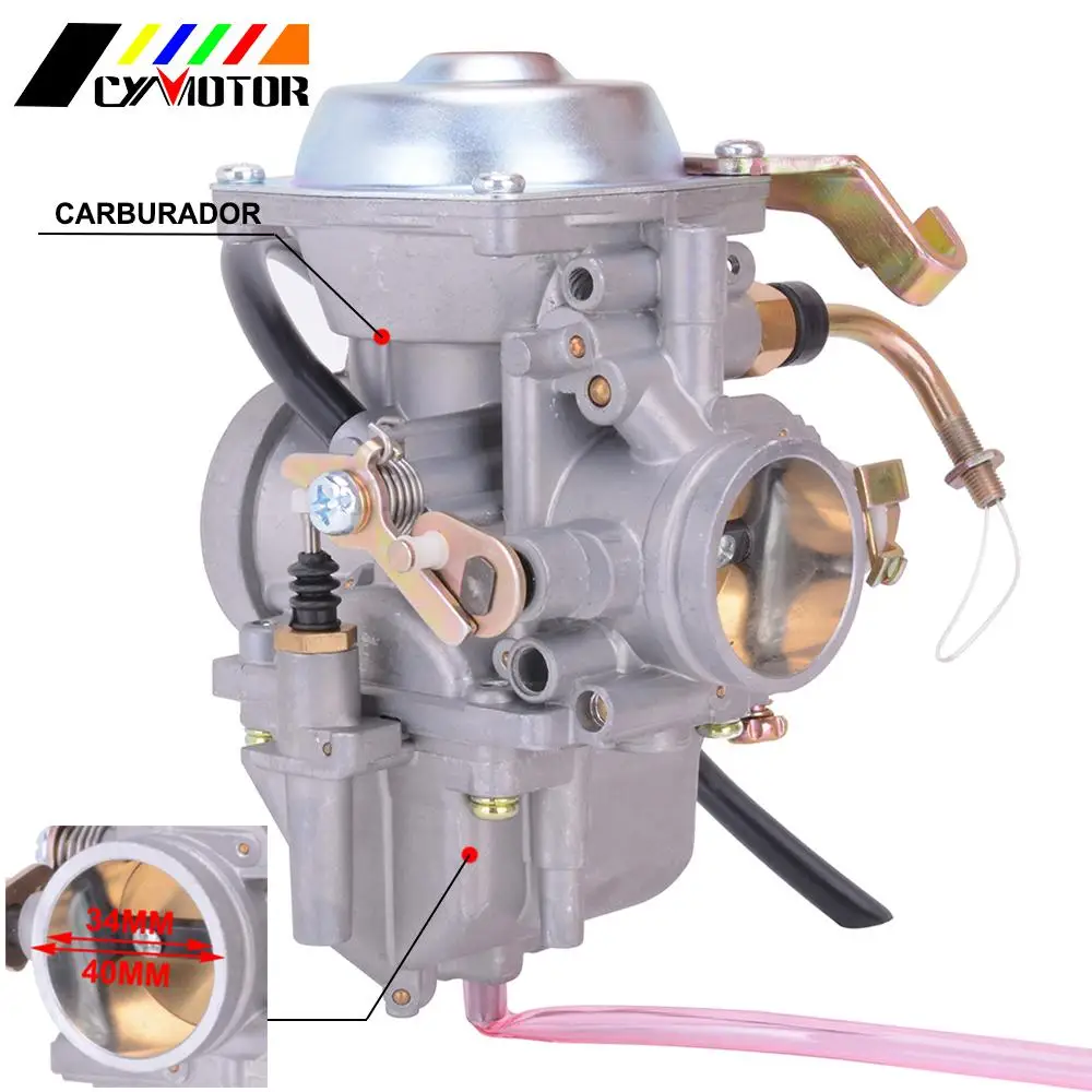Мотоциклетный карбюратор 34 мм для Roketa Jianshe Hensim JS400 YamaBuggy HS400 ATV GN250 GN300 300CC 400CC