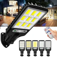 outdoor solar led lamp street lights with waterproof motion sensor security lighting for home garden patio path yard pool light