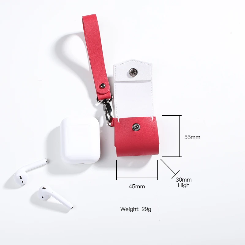 KUULAA роскошный беспроводной зарядный чехол для Аксессуары для airpods кожаный защитный чехол для Apple Airpod Air Pods Pod Coque Funda