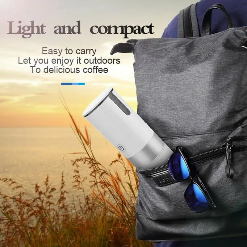 

Mini Portable Travel Coffee Maker Espresso Coffee Machine Handheld Electric USB Coffee Cup Manual Coffee Grinders
