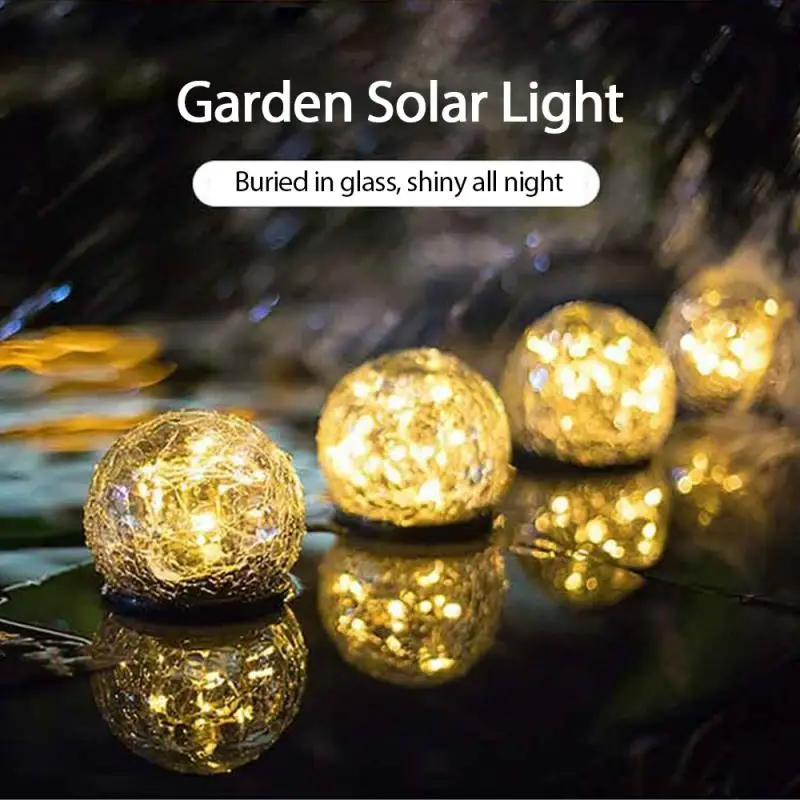 

Садовая гирлянда с шариками, 3 упаковки, IP65 водонепроницаемые уличные наземные светильники на солнечной батарее, освещение для двора, парка,...