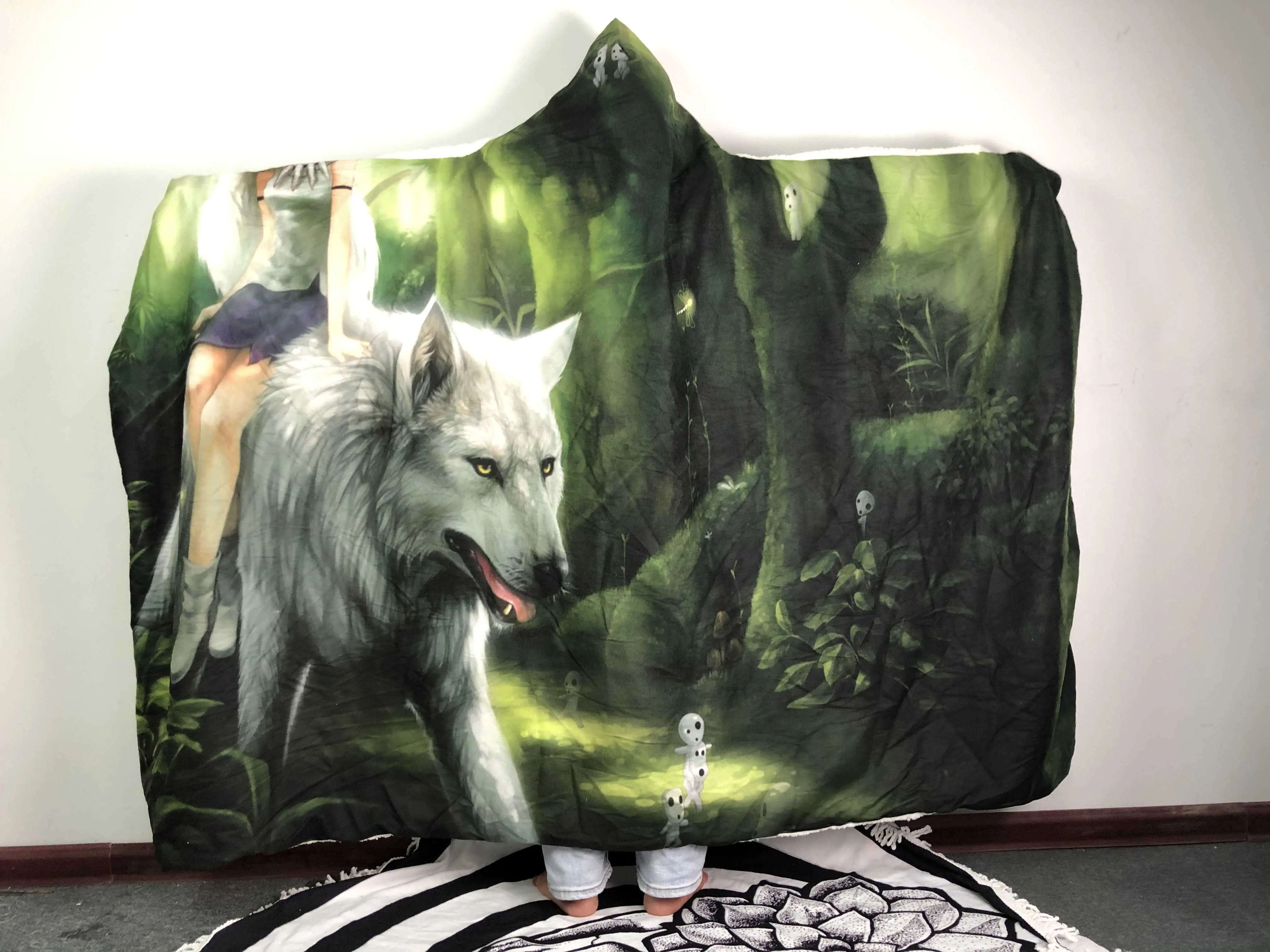 Лидер продаж одеяло с мультяшными персонажами аниме переносное плюшевое толстое