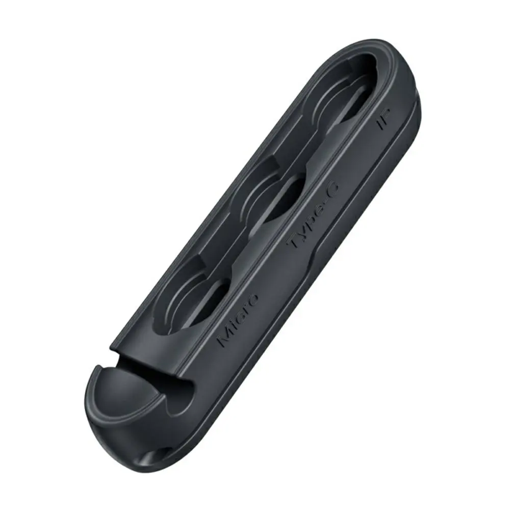 

Cable Organizer & Magnetic Plug Box Silicone USB Cable Winder Flexible Cable Management Clips for Mouse Earphone Holder
