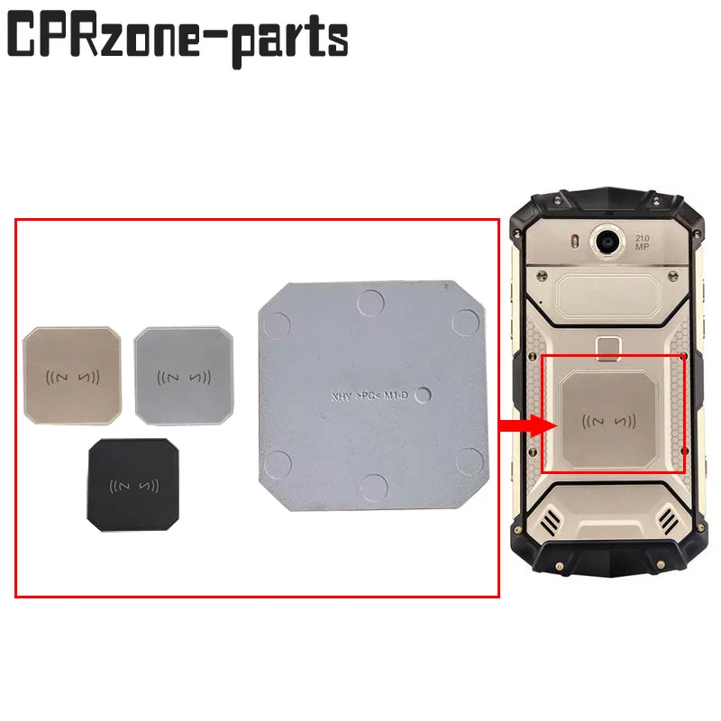 Оригинальный и новый черный/серебристый/золотой чехол для задней крышки DOOGEE S60 NFC