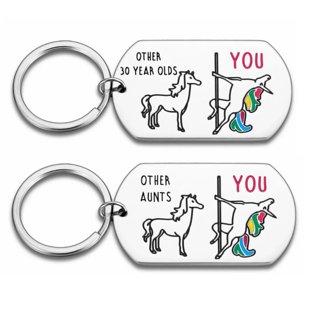 

Encouragement Keychain Gift for Boss Lawyer Aunt Happy Birthday Keychain 30 Years Old Gift for Lover Friend Family Keyring Gift