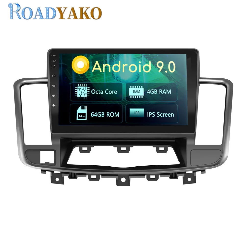 Автомобильная Мультимедийная панель 10 1 дюйма Android для Nissan Teana 2009 2012 стерео