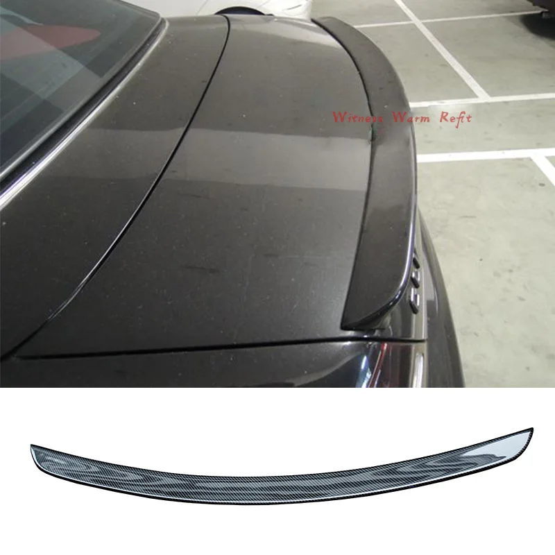 CLK класс углеродного волокна Автомобильный задний багажник губа спойлер крыло