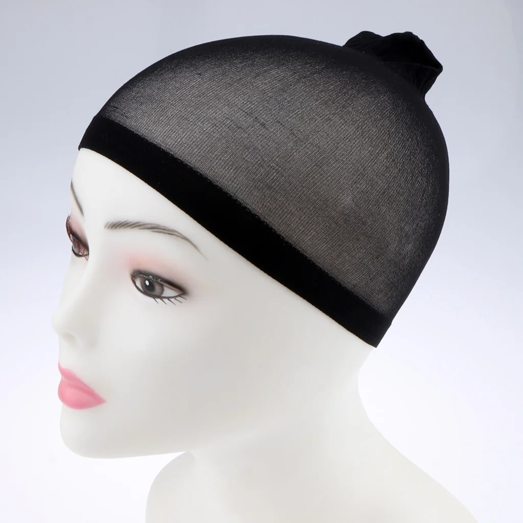 100pcs Wig Making Mesh Cap Adjustable Weave Breathable Wigs Weaving Lace Net Stretchy Snood Hair | Шиньоны и парики