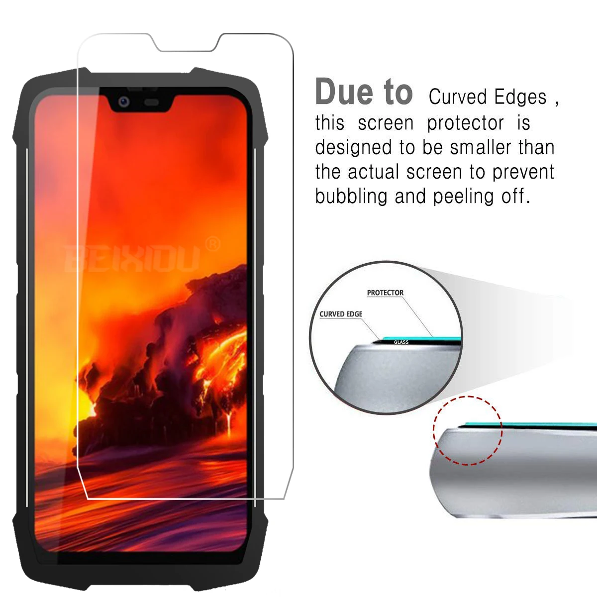 2 шт Полное закаленное стекло для Blackview Bv9700 защита экрана 2.5D 9h защитная