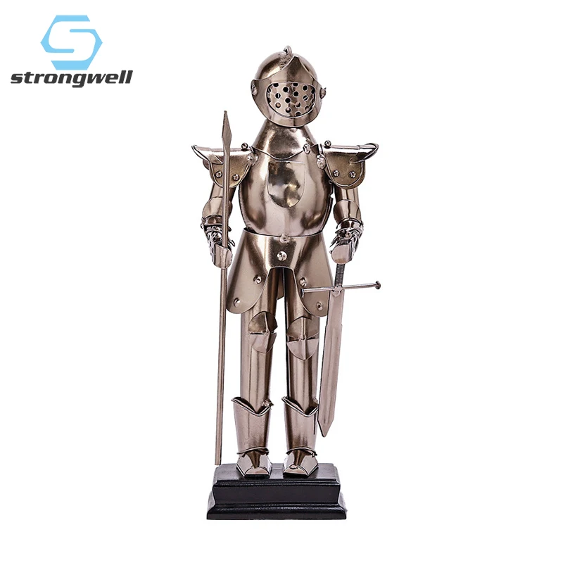 Strongwell Ретро Европейская домашняя римская Броня солдат кованая модель самурая