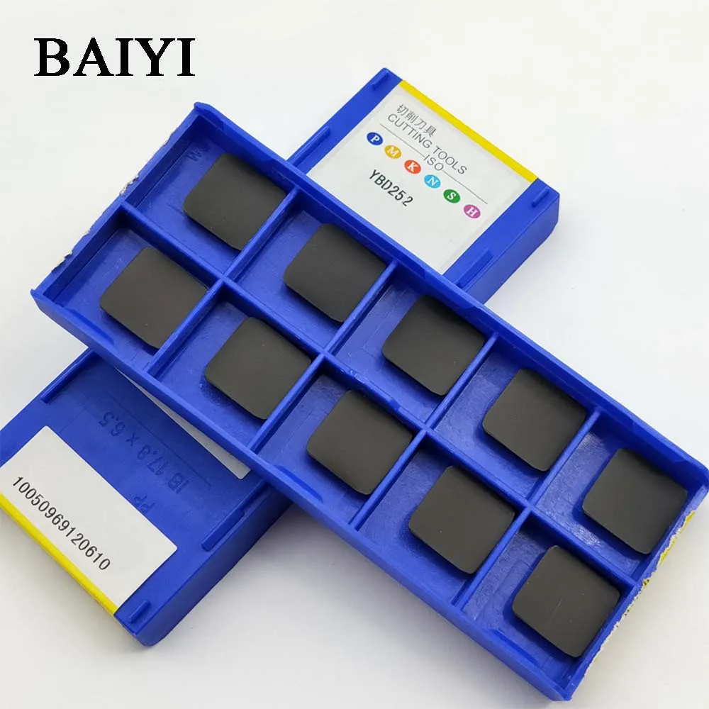 10 шт SPKN1203EDSKR YBD252 Токарные режущие инструменты SPKN 1203 EDSKR пластины из карбида