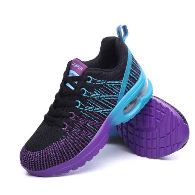Sneakers Running Shoes Air Cushion Women Tennis Lightweight Fashion Walking Breathable Athletic Training Sport Mesh for Womans