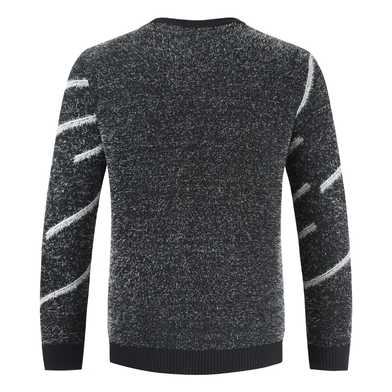 

Loldeal Men Slim Round Neck Sweater Soft and Casual Warm Knit Pullover