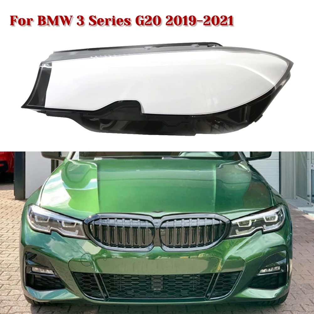 

Car Headlight Headlight Lens Shell Cover for BMW 3 Series G20 19-21 Left & Right