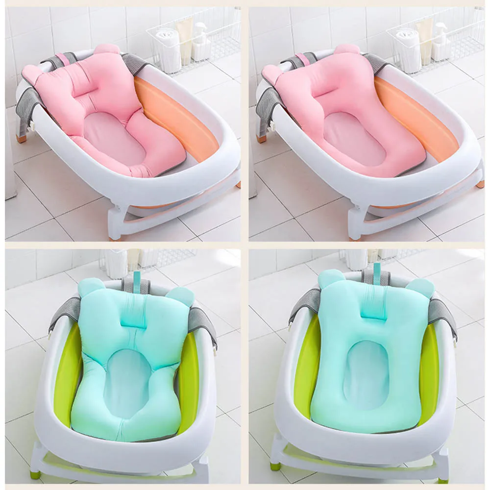 Складная детская Ванна для новорожденных детский плавающий коврик сиденье