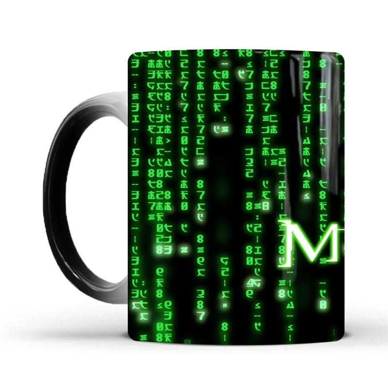 350 мл матрица Кружка Изменение цвета теплочувствительная Керамика 11oz Кофе