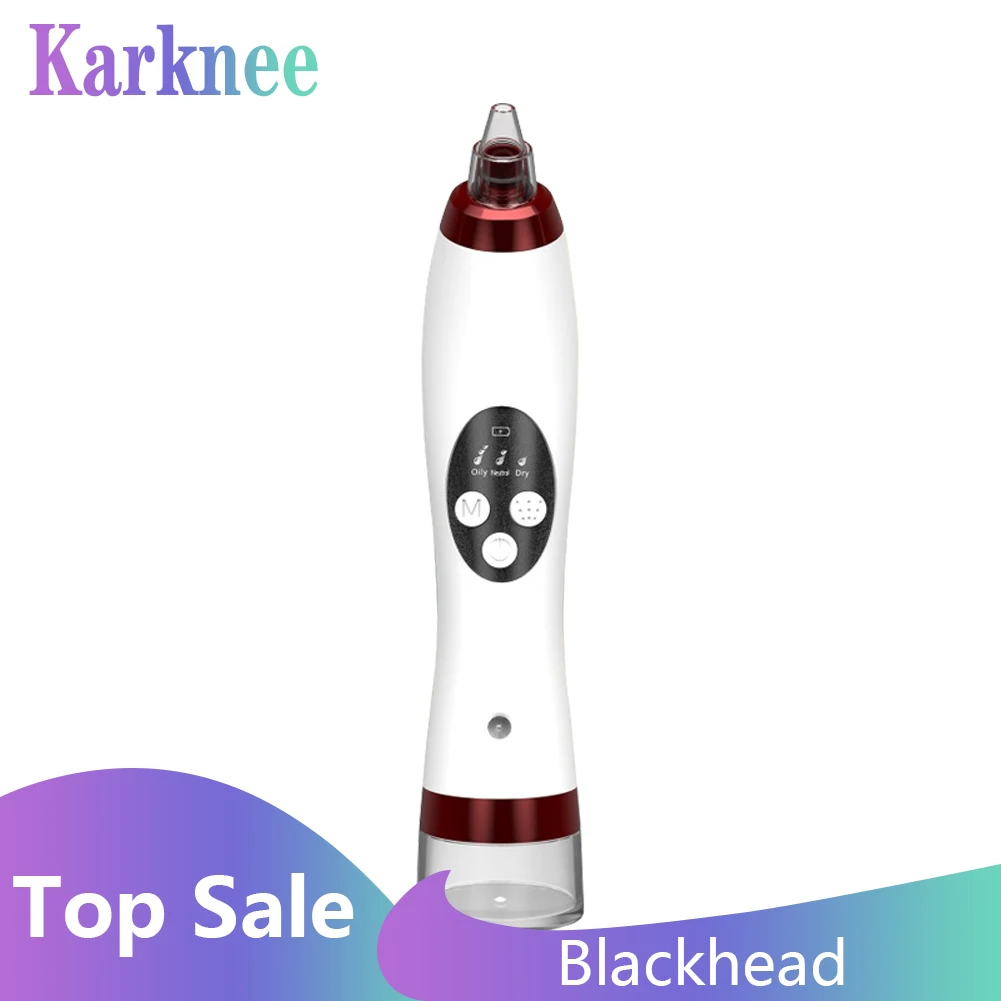 

Electric Vacuum Bubbles Blackhead Acne Pore Cleaner Water Cycle Skin Deep Cleaning USB Rechargeable Small Beauty Care Tools