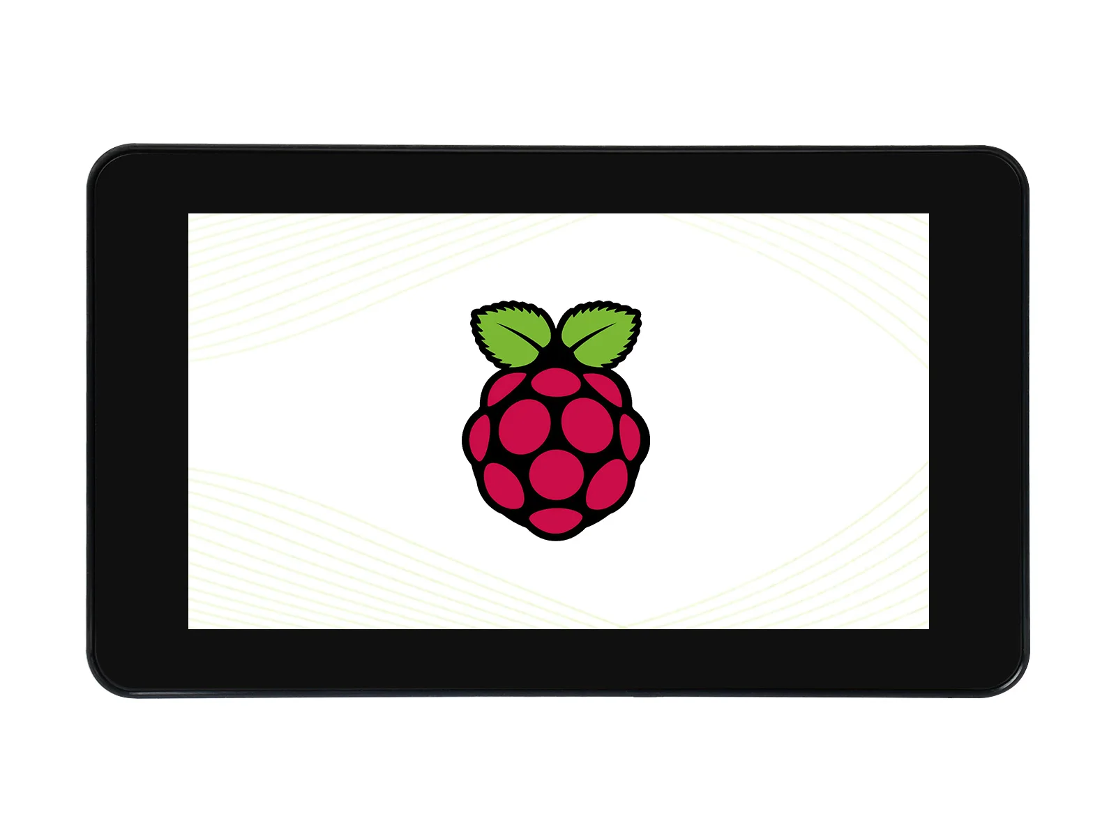 7inch Capacitive Touch Display, with Protection Case, DSI LCD, For Raspberry Pi, 800 480, IPS, MIPI DSI Interface, Supports Pi 4B/3B+