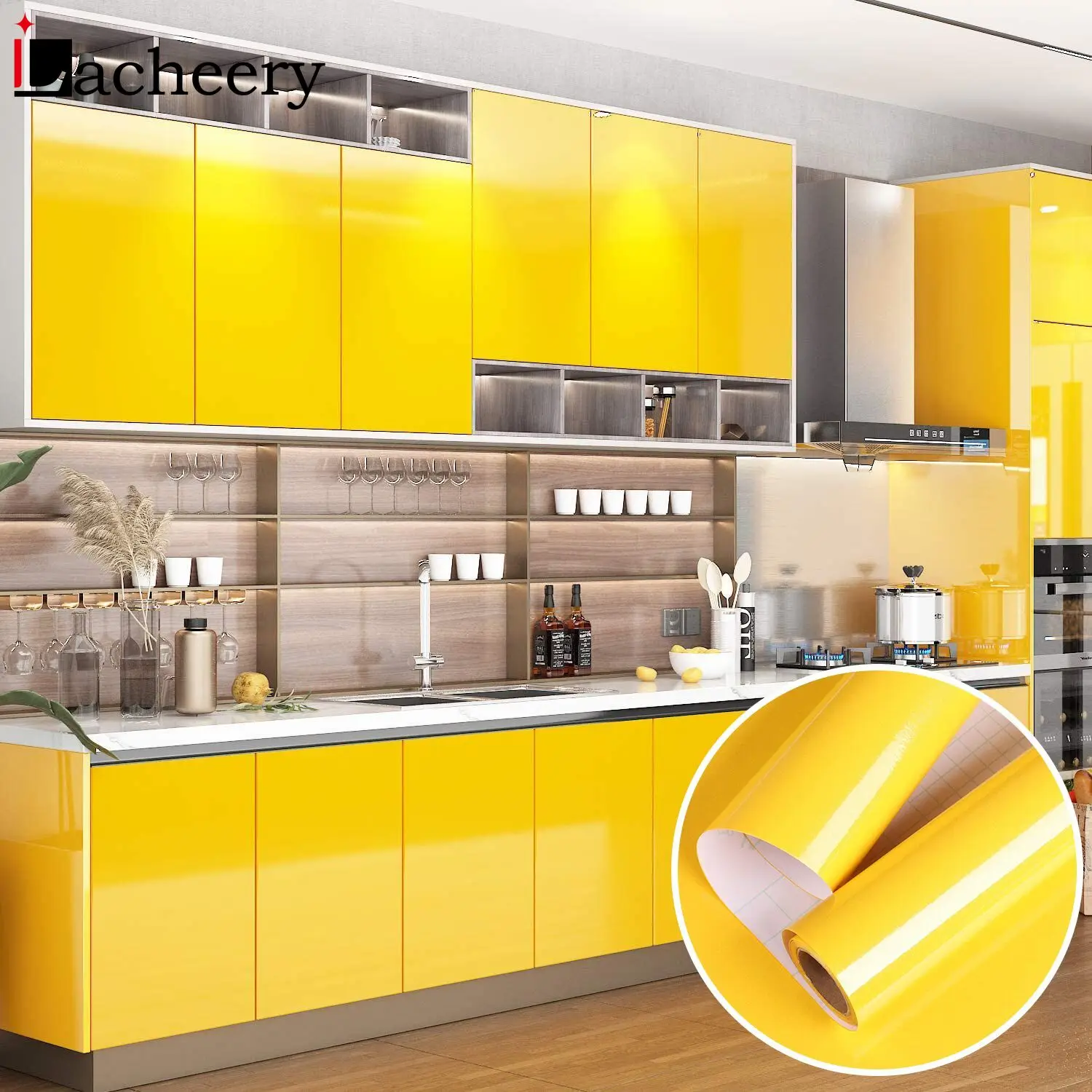 Самоклеящиеся обои из экологически чистого ПВХ маслостойкие настенные наклейки